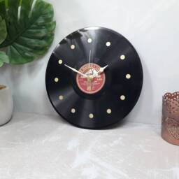 Vintage Record Clock 78Rpm, Shellac - thumbnail 3