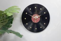 Vintage Record Clock 78Rpm, Shellac - thumbnail 1