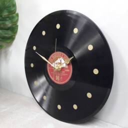 Vintage Record Clock 78Rpm, Shellac - thumbnail 4