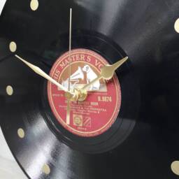 Vintage Record Clock 78Rpm, Shellac - thumbnail 2