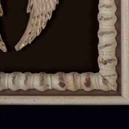 Godparent Gift Ceramic Crown & Wings 3D Wall Art - thumbnail 3