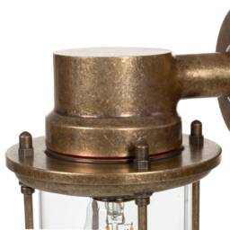 Jim Lawrence Ltd, Ship's Outdoor Wall Light, Antiqued Brass, Sconce, Vintage, Retro, Ip44, Coastal - thumbnail 4