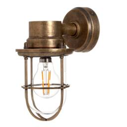 Jim Lawrence Ltd, Ship's Outdoor Wall Light, Antiqued Brass, Sconce, Vintage, Retro, Ip44, Coastal - thumbnail 2