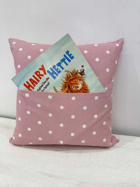 Spotty Cushion/ Reading Pillow/Cushion Fabrics /Gifts Nursery Book - image 1
