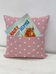 Spotty Cushion/ Reading Pillow/Cushion Fabrics /Gifts Nursery Book - thumbnail 1
