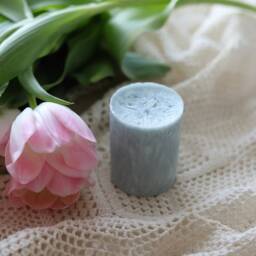 Blue Gray Candle, Crystal Structure & Aroma Flavor - thumbnail 3