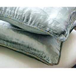 "Designer Silver Euro Size Pillow Cover 24""x24""/26""x26" - thumbnail 3