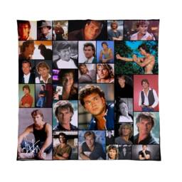Patrick Swayze Montage Fleece Throw Blanket - 150cm X Large Made in England - thumbnail 3