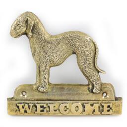Bedlington Terrier, Dog Welcome, Hanging Decoration, Limited Edition, Artdog - thumbnail 2
