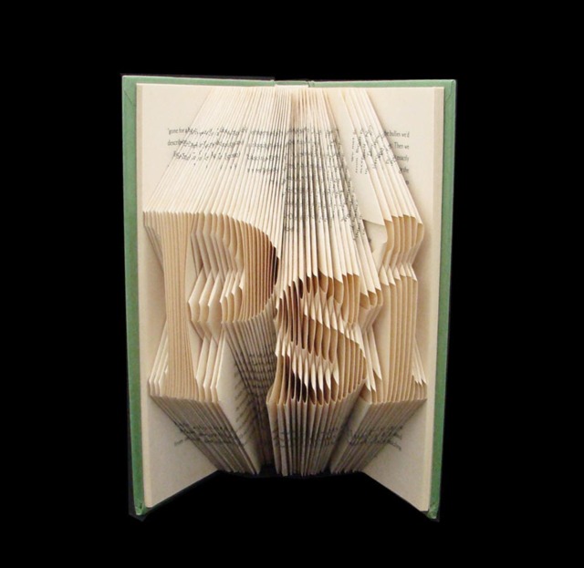 Psi Phi Pi Greek Letter Initials Acronyms 3 Letters Science Physics Folded-Book Art Sculpture - image 1