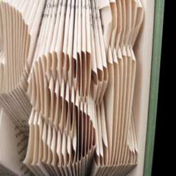 Psi Phi Pi Greek Letter Initials Acronyms 3 Letters Science Physics Folded-Book Art Sculpture - thumbnail 4