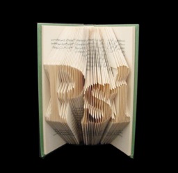 Psi Phi Pi Greek Letter Initials Acronyms 3 Letters Science Physics Folded-Book Art Sculpture - thumbnail 1