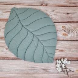 Organic Cotton Leaf Baby Play Mat Nursery Decor - thumbnail 3