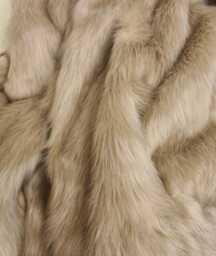 Luxury Camel Faux Fur Throw Blanket, Double-Sided, Oatmeal Beige