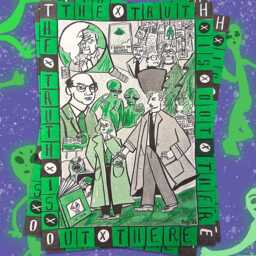 The Truth Is Out There Aliens & Mystery Files I Want To Believe 90S Tv Show Risograph Print A4 - thumbnail 2