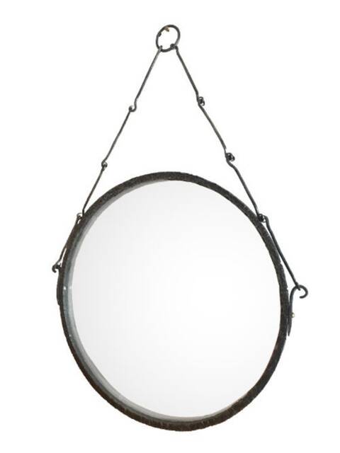 Round Mirrors Frame, Wrought Iron, Hand Forged - Mir-Round - image 1