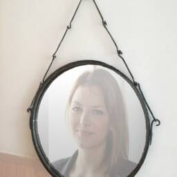 Round Mirrors Frame, Wrought Iron, Hand Forged - Mir-Round - thumbnail 4