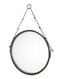 Round Mirrors Frame, Wrought Iron, Hand Forged - Mir-Round