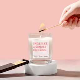Quarter Life Crisis 25Th Birthday Gift. Candle Gift Set. Funny - thumbnail 2