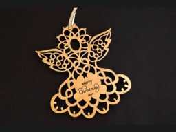 Custom 2019 Angel Ornament, Tree Christmas Decoration, Holiday Decor - thumbnail 1