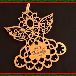 Custom 2019 Angel Ornament, Tree Christmas Decoration, Holiday Decor - thumbnail 2