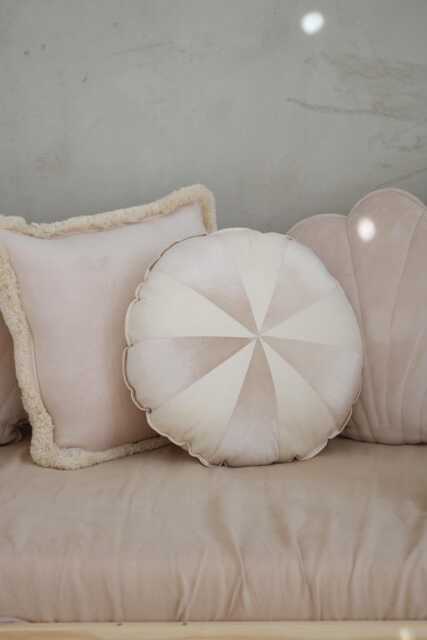"Patchwork Pillow ""Cream Candy" - image 1