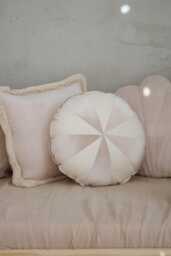 "Patchwork Pillow ""Cream Candy" - thumbnail 1