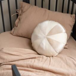 "Patchwork Pillow ""Cream Candy" - thumbnail 3