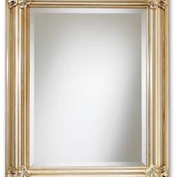 Classic Mirror Silver Leaf Antique Made in Italy - Rectangular Entryway Victorian Wall French Vintage Frame Item # 5069 - thumbnail 2
