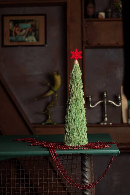 Eco Christmas Tree, Natural Table Decoration, Pine Mini Organic Mantle Decor - image 1