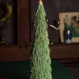 Eco Christmas Tree, Natural Table Decoration, Pine Mini Organic Mantle Decor - thumbnail 4
