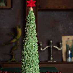Eco Christmas Tree, Natural Table Decoration, Pine Mini Organic Mantle Decor - thumbnail 2