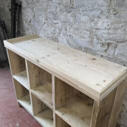 Reclaimed Wood Baby Changing Station Handmade Sustainable Furniture - thumbnail 3