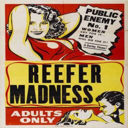 Reefer Madness Adults Only Movie Poster - Cushion Cover Case Or Stuffed With Insert - thumbnail 2