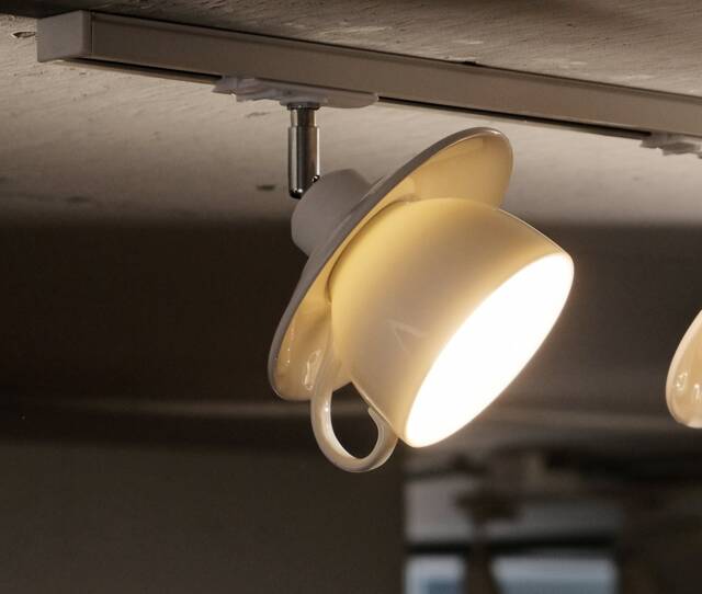 Track Lights, Porcelain Teacups, Additional Connectors - image 1