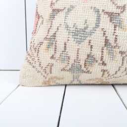 Kilim Lumbar Pillow Cover 12x24 Inch Turkish Home Decor - thumbnail 2