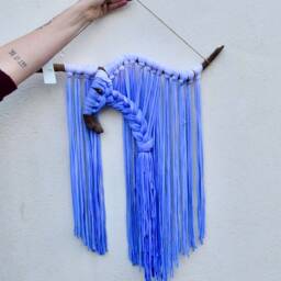 Purple Braid Wall Hanging - thumbnail 2
