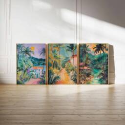 Set Of 3 Philippines Poster Set, Filipino Travel Prints, Gift, Folk Art Poster, Tropical Wall Art, Sea A1/A2/A3/A4 - thumbnail 2