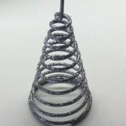 Diy Silver Disco Ball Christmas Tree Topper Kit - thumbnail 4