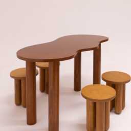 Natural Bean Desk Or Dining Table - thumbnail 2