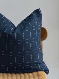 Blue Navy Indigo Pillow Cover - thumbnail 1