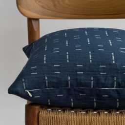 Blue Navy Indigo Pillow Cover - thumbnail 3