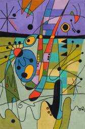 Zaida Miro Carnival Rug Purple