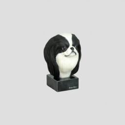 Japanese Chin, Dog Marble Statue, Painted, Limited Edition, Make Your Own Artdog - thumbnail 3