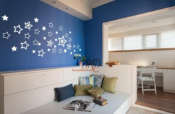 Stars Wall Decals, Pattern Vinyl Stickers, Nursery Home Decor - thumbnail 1