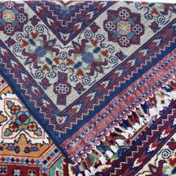 Afghan Handwoven Kashi Runner Rug Traditional Tribal Hallway Carpet - 13x3 Ft - thumbnail 4