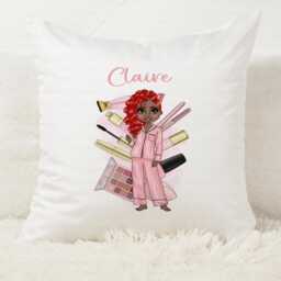 Personalised Cushion. Beauty Cushion. Makeup Customised Gift. Handmade. Throw Pillow. Home D??cor. Living Room Decor - thumbnail 3