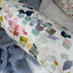 "Abstract Cotton Bolster Cushion 16"" X 6" - thumbnail 2