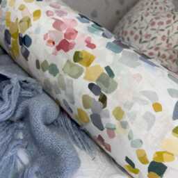 "Abstract Cotton Bolster Cushion 16"" X 6" - thumbnail 4
