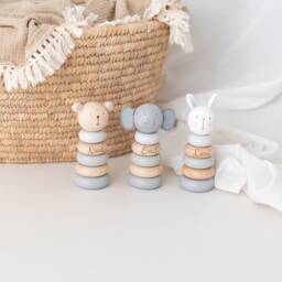 Personalized Stacking Tower, Baby Gifts, Toys, Present, Birth Gift, Tower